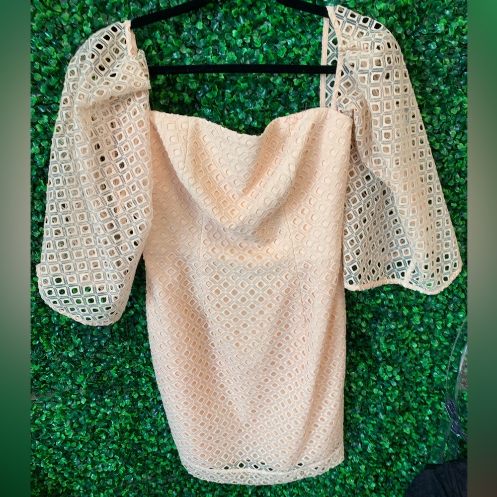Keepsake blush colored dress